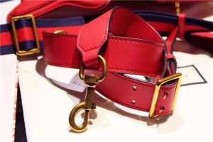 Gucci Small Lady Web Leather Shoulder Bag (Varied Colors)