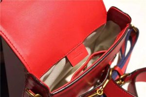 Gucci Small Lady Web Leather Shoulder Bag (Varied Colors)