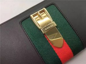 Gucci Sylvie Leather Zip Around Wallet (Varied Colors)