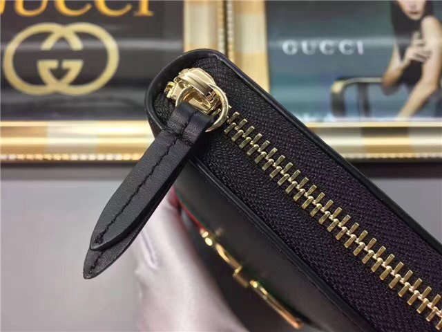 Gucci Sylvie Leather Zip Around Wallet (Varied Colors)