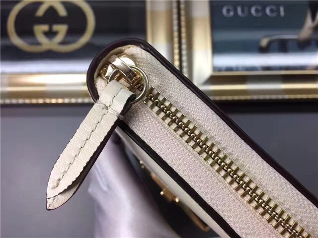 Gucci Sylvie Leather Zip Around Wallet (Varied Colors)