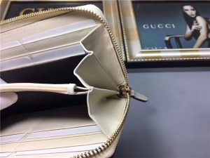 Gucci Sylvie Leather Zip Around Wallet (Varied Colors)