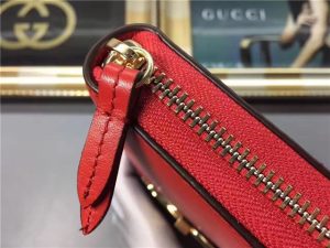 Gucci Sylvie Leather Zip Around Wallet (Varied Colors)