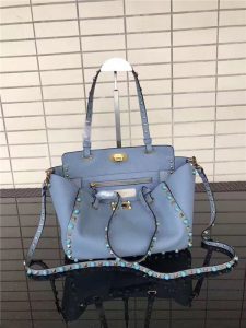Valentino Rockstud Rolling Blue With Turquoise Stone