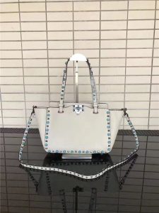 Valentino Rockstud Rolling White With Turquoise Stones
