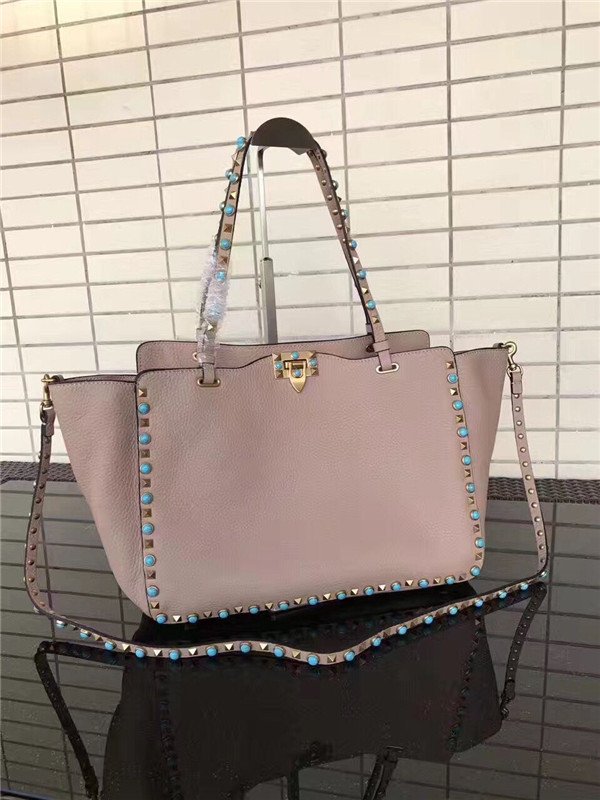 Valentino Rockstud Rolling Poudre with turquoise stone
