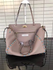 Valentino Rockstud Rolling Poudre with turquoise stone