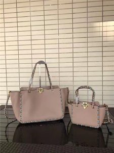 Valentino Rockstud Rolling Poudre with turquoise stone