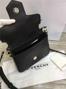 Givenchy Nobile Mini Shoulder Bag Black Smooth Leather