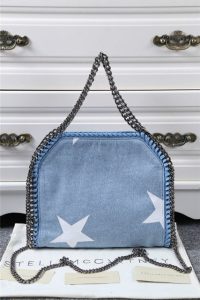 Stella McCartney Falabella Mini Tote Denim Star