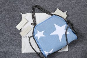 Stella McCartney Falabella Mini Tote Denim Star