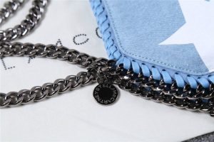 Stella McCartney Falabella Mini Tote Denim Star