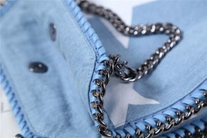 Stella McCartney Falabella Mini Tote Denim Star