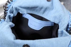 Stella McCartney Falabella Mini Tote Denim Botanical