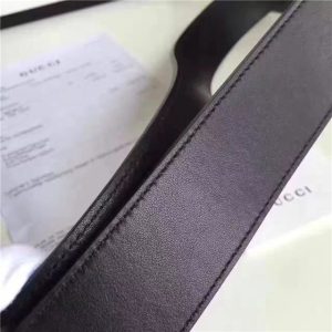 Gucci Leather Belt with Double G Buckle (Varied Colors)