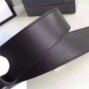Gucci Leather Belt with Double G Buckle (Varied Colors)