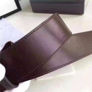 Gucci Leather Belt with Double G Buckle (Varied Colors)