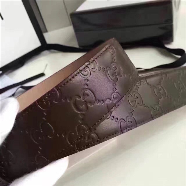 Gucci GG Signature Leather Belt (Varied Colors)