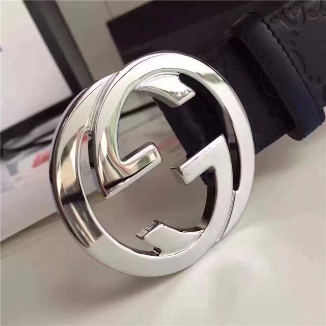 Gucci GG Signature Leather Belt (Varied Colors)