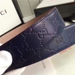Gucci GG Signature Leather Belt (Varied Colors)