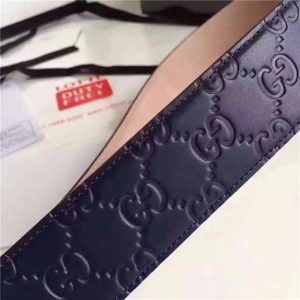 Gucci GG Signature Leather Belt (Varied Colors)