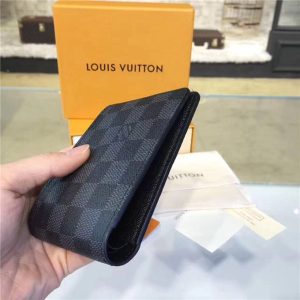 Louis Vuitton Damier Graphite Mulitiple For Bills And Credit Card
