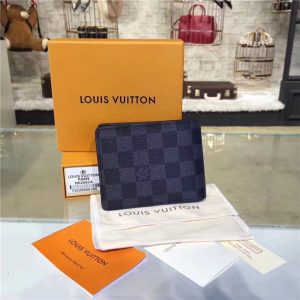 LV Multiple Wallet Damier Graphite Canvas