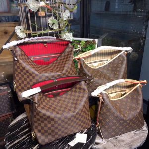 Louis Vuitton Delightful Damier Ebene Canvas MM
