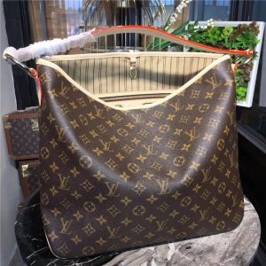Louis Vuitton Delightful Monogram MM Beige