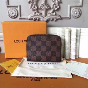 Louis Vuitton Zippy Coin Purse Damier Ebene Canvas