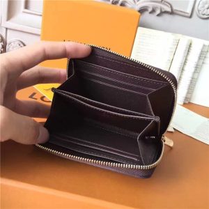 Louis Vuitton Zippy Coin Purse Damier Ebene Canvas
