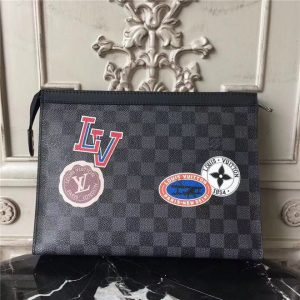 Louis Vuitton Pochette Voyage Damier Graphite Stickers