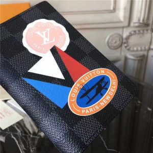 Louis Vuitton Pocket Organiser Damier Graphite Stickers