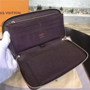 Louis Vuitton Zippy Organiser Damier Ebene Canvas