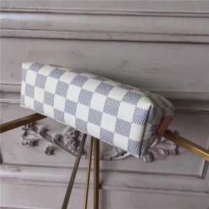 Louis Vuitton Cosmetic Pouch Damier Azur Canvas
