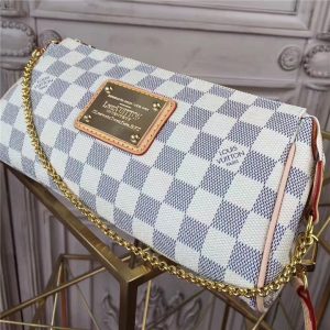 Louis Vuitton Damier Azur canvas Eva Clutch