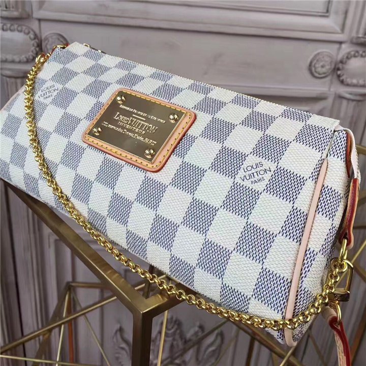 Louis Vuitton Damier Azur canvas Eva Clutch