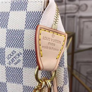 Louis Vuitton Damier Azur canvas Eva Clutch