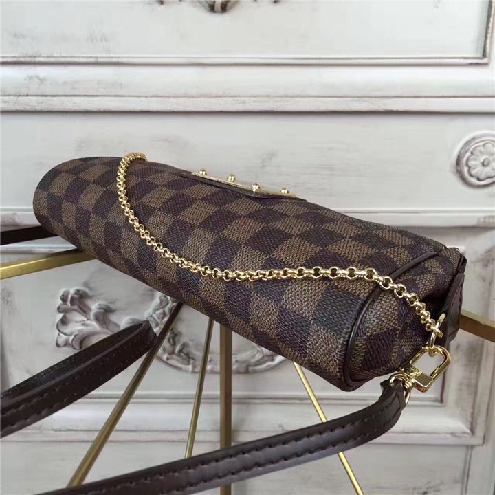 Louis Vuitton Damier Ebene Eva Clutch