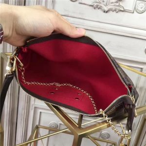 Louis Vuitton Damier Ebene Eva Clutch