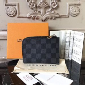 Louis Vuitton Coin Purse Damier Graphite