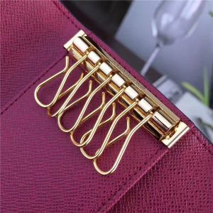 Louis Vuitton Monogram 6 Key Holder Fuchsia