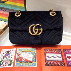Gucci GG Marmont Velvet Mini Bag (Varied Colors)