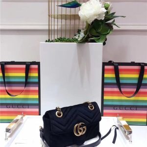 Gucci GG Marmont Velvet Mini Bag (Varied Colors)