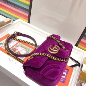 Gucci GG Marmont Velvet Mini Bag (Varied Colors)
