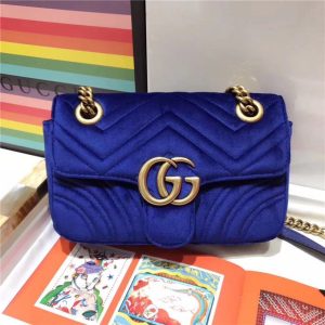 Gucci GG Marmont Velvet Mini Bag (Varied Colors)