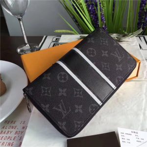 Louis Vuitton Zippy Organizer Monogram Eclipse Flash