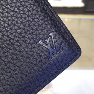 Louis Vuitton Multiple Wallet Taurillon Leather Noir