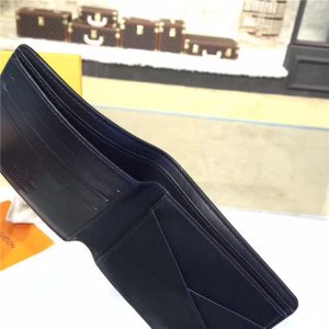 Louis Vuitton Multiple Wallet Taurillon Leather Noir