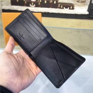 Louis Vuitton Multiple Wallet Taurillon Leather Noir